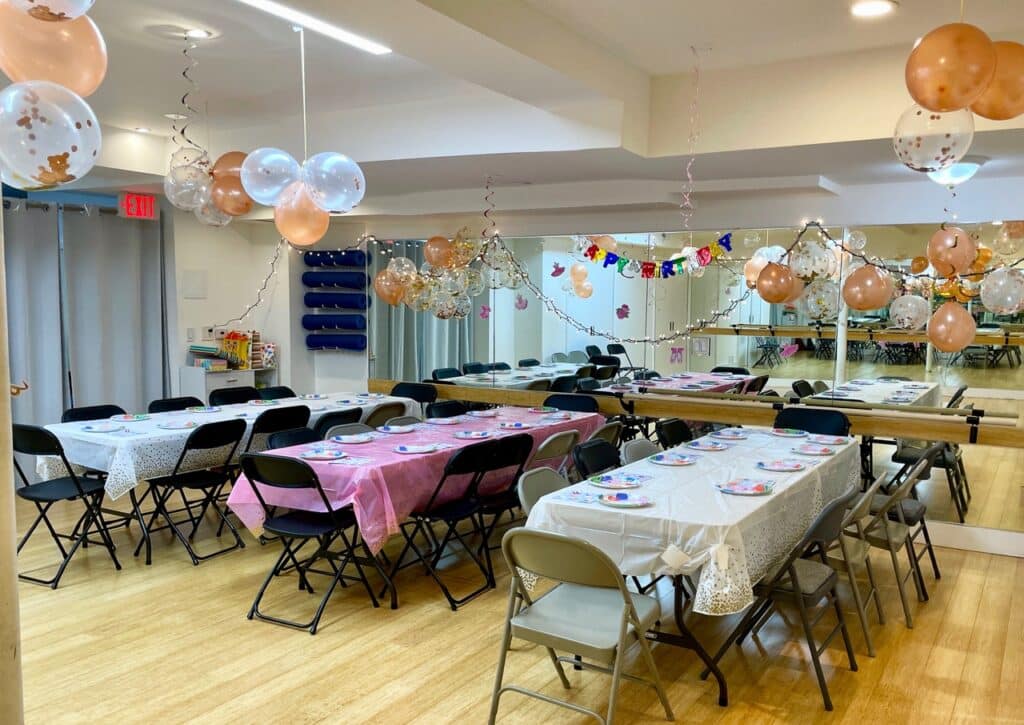 Birthday Party at active studios nyc upper east side